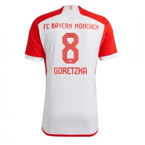 Bayern Munich Leon Goretzka #8 Replica Home Stadium Shirt 2023-24 Short Sleeve